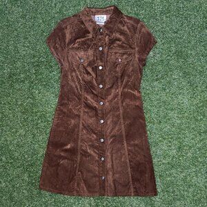 Vintage brown mini dress